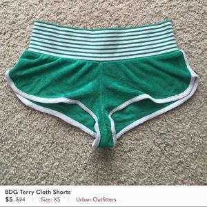 ISO ...ISO!!   BDG terry cloth shorts - any color!